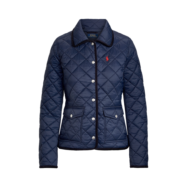 ralph lauren petite quilted jacket