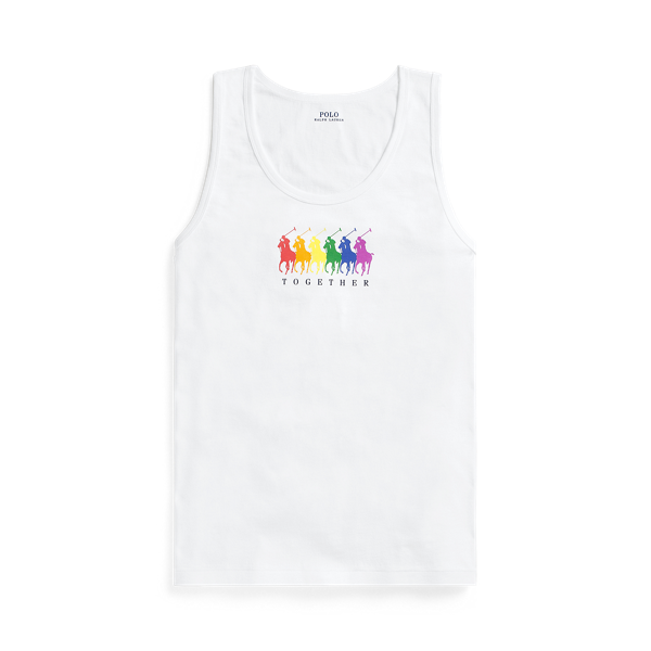 Débardeur Pride à motif en coton