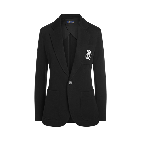 Blazer en jacquard maille double