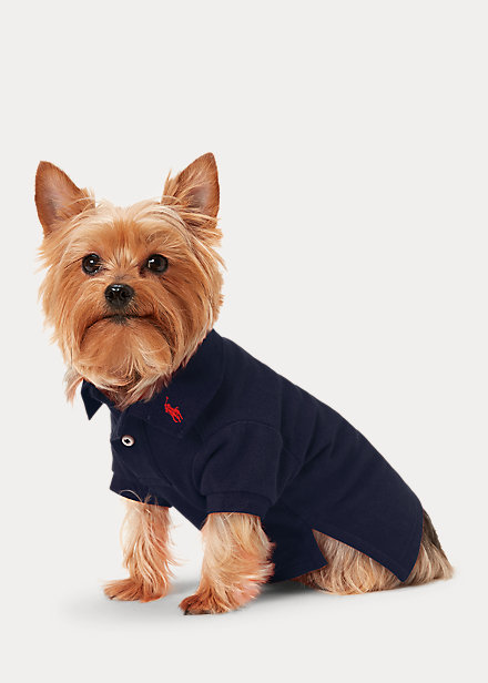 ralphlauren.com | Cotton Mesh Dog Polo Shirt