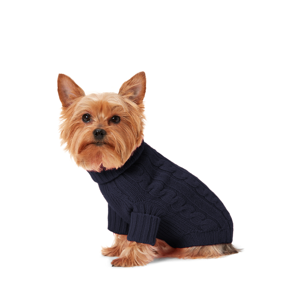 Ralph Lauren Abbigliamento Top e t-shirt T-shirt Polo Maglia per cani cashmere a trecce 