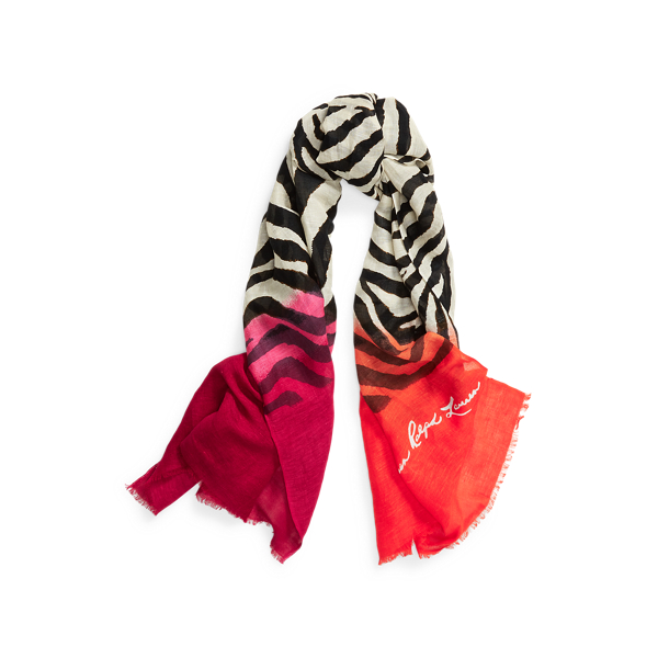Kendall Linen-Blend Scarf