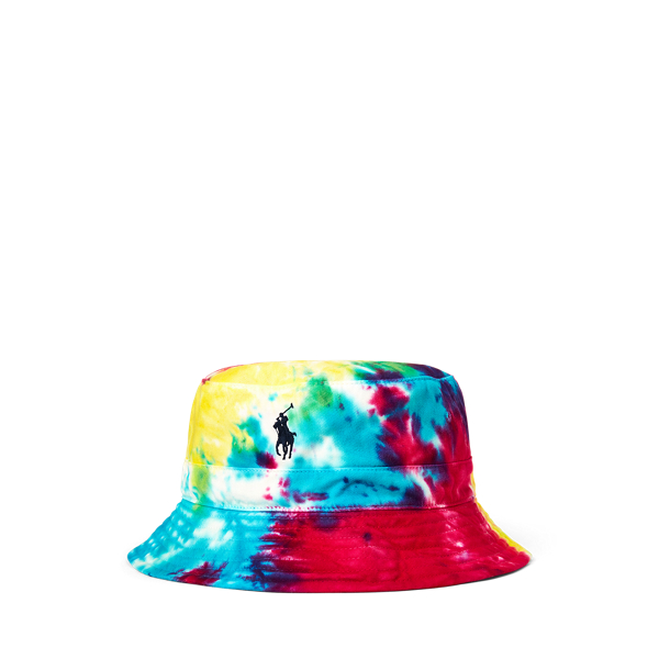 Tie-Dye Chino Bucket Hat for Men | Ralph Lauren® UK