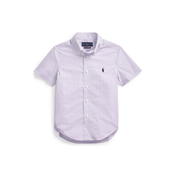 Gingham Cotton Poplin Shirt