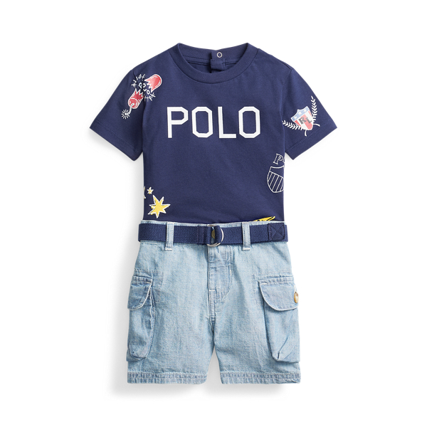 Tee, Belt & Short Set