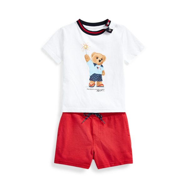 Sparkler Bear Tee & Short Set