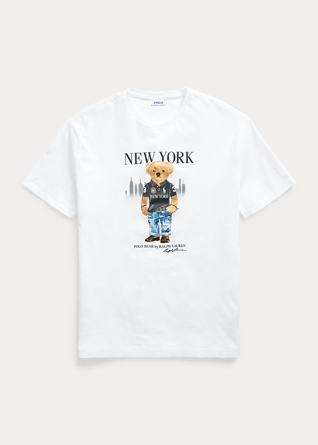 Men's Bear New York Jersey T-Shirt Ralph Lauren