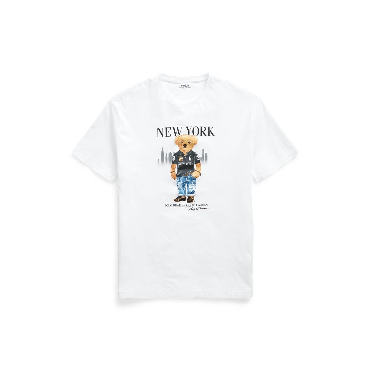 Men's Polo Bear New York Jersey T-Shirt | Ralph Lauren