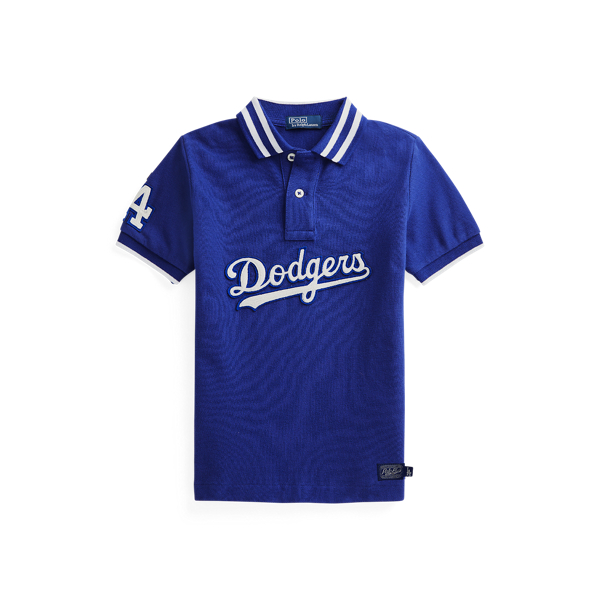 Polo Ralph Lauren Kids' Dodgers Polo Shirt In Baseball Royal
