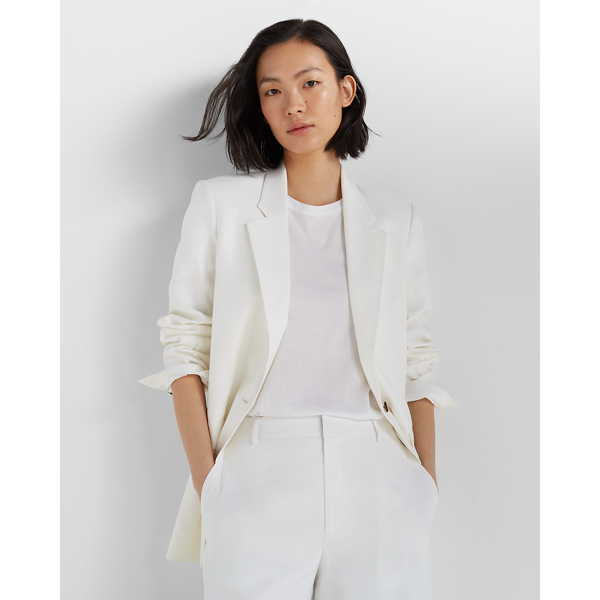 short linen jacket womens