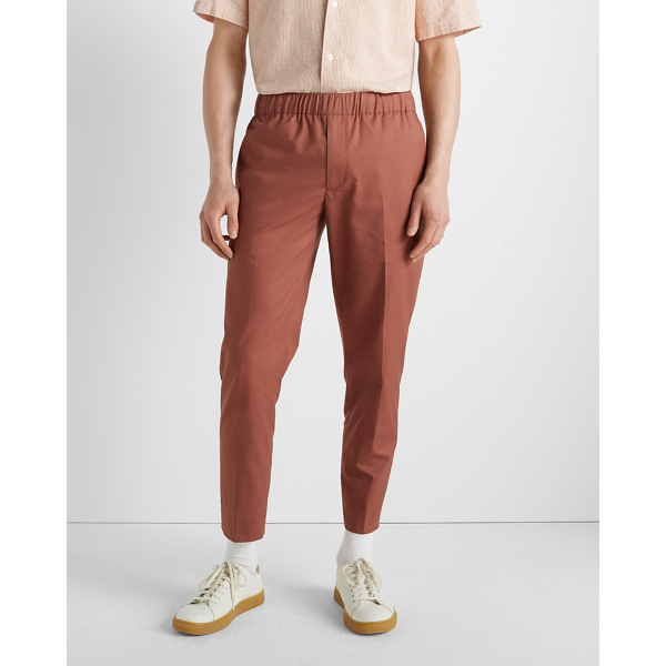 Image of Club Monaco Dusty Red Elasticated Waist Pants in Size S
