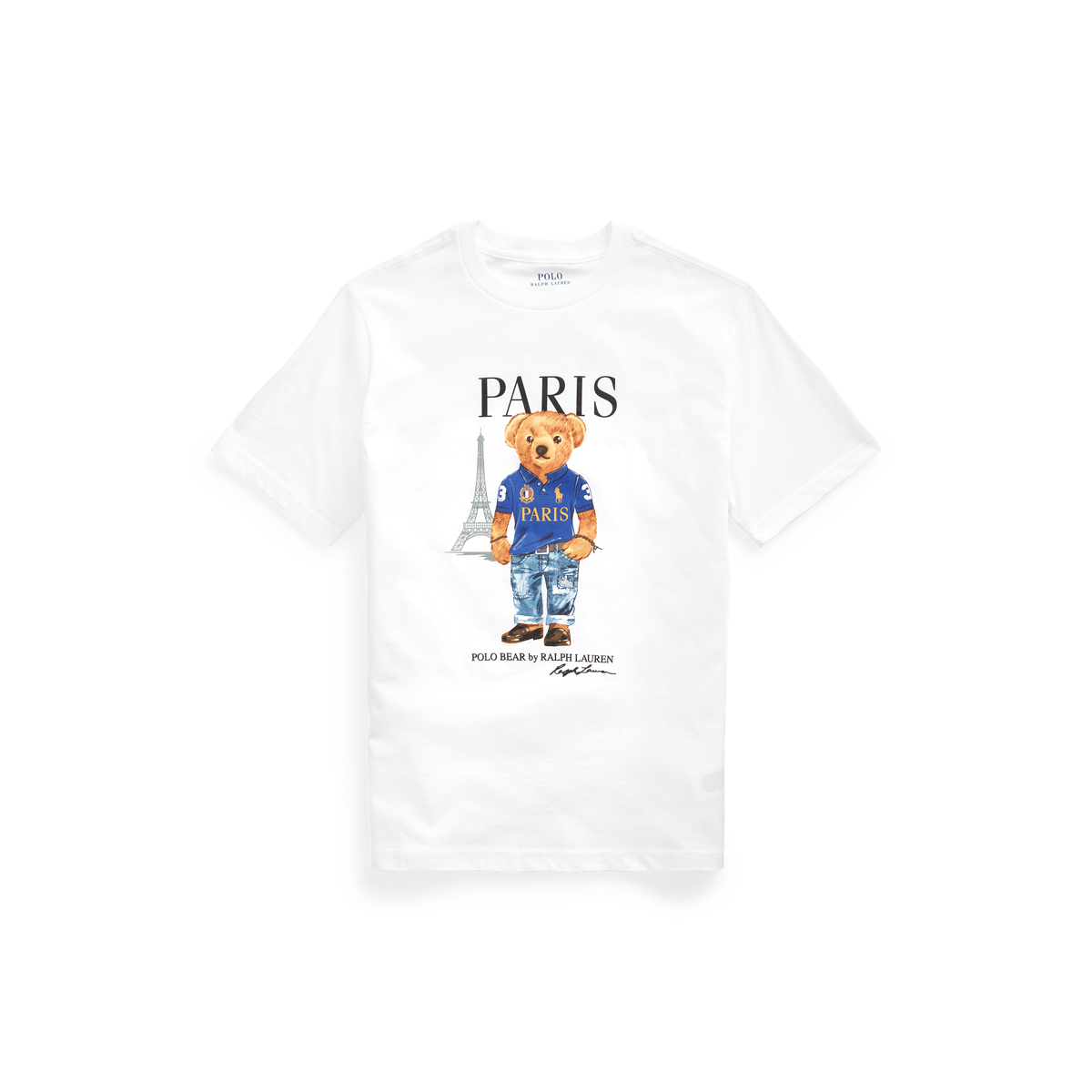 tiener Oranje aantal Polo Bear Paris Cotton Tee