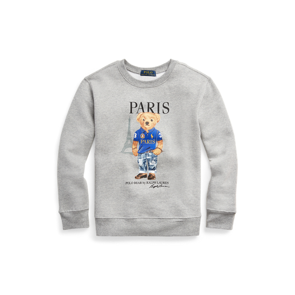 kopen Overweldigend Uitdrukking Polo Bear Paris Fleece Sweatshirt