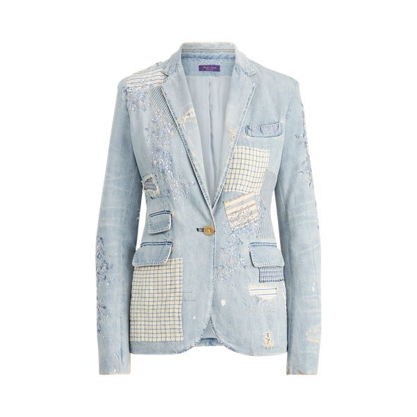 ralph lauren patchwork denim jacket