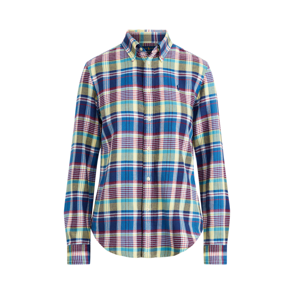 Kariertes Hemd aus Baumwolltwill