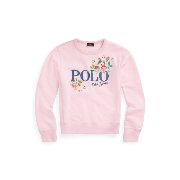 Sweatshirt aus Fleece mit Logo