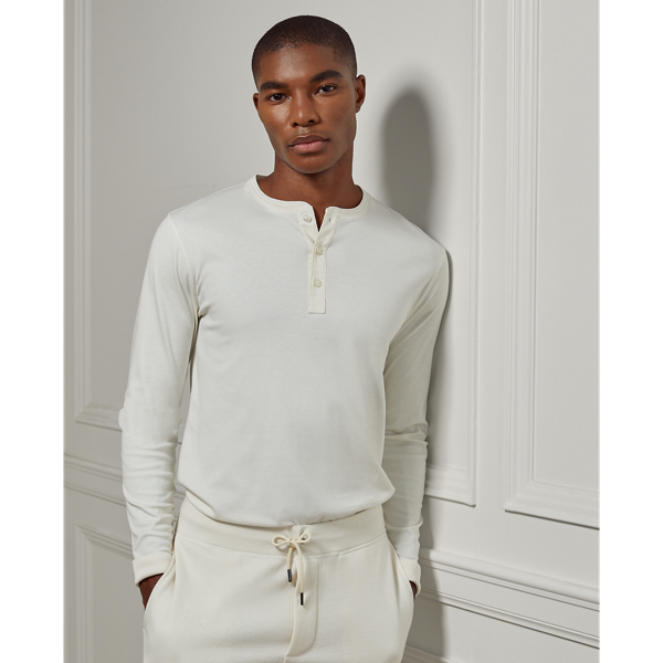 Purple Label Interlock Henley shirt 1