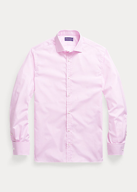 Shop Ralph Lauren French Cuff End-on-end Shirt In Pink