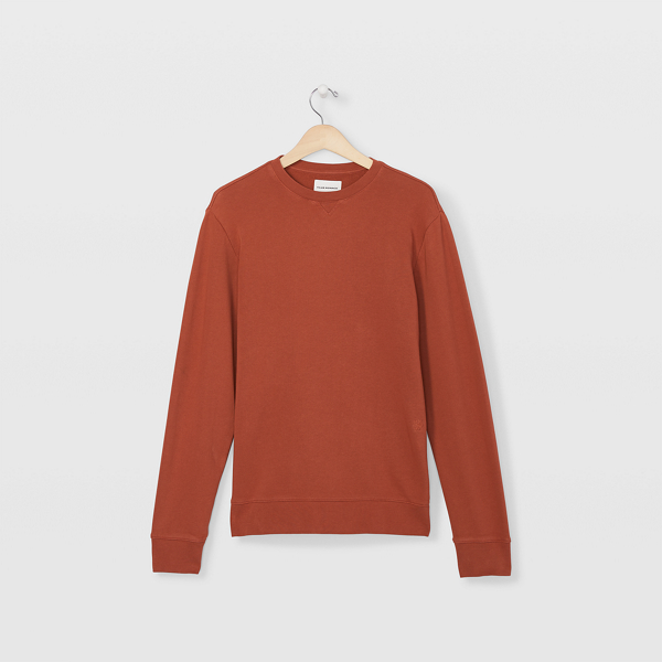 red crew sweatshirt