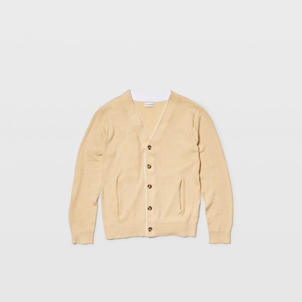cream linen cardigan