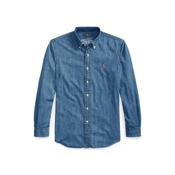 Chemise denim coupe ajustée
