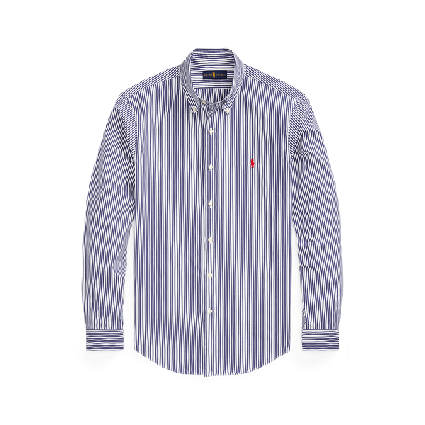 Chemise cintrée popeline peau pêche