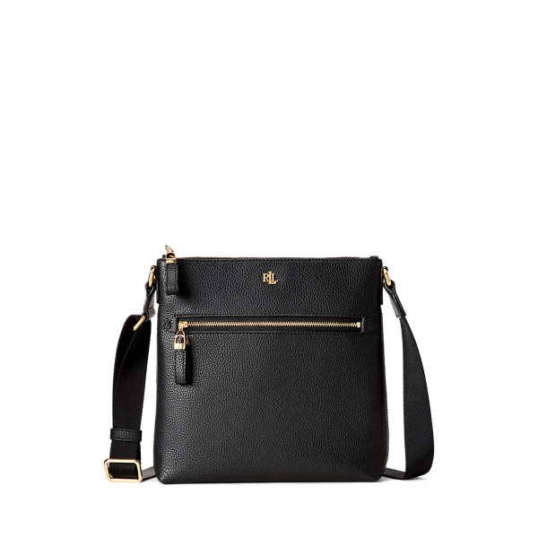 Leather Medium Jetty Crossbody for Women Ralph Lauren® BE