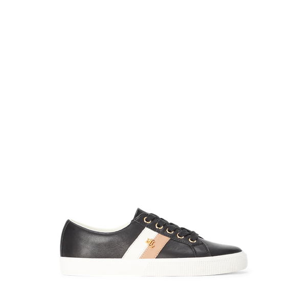 womens ralph lauren white trainers