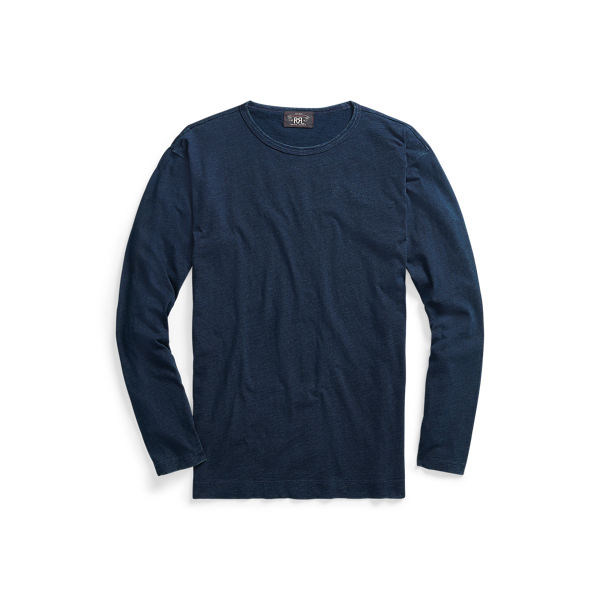 Indigo Jersey Long-Sleeve T-Shirt