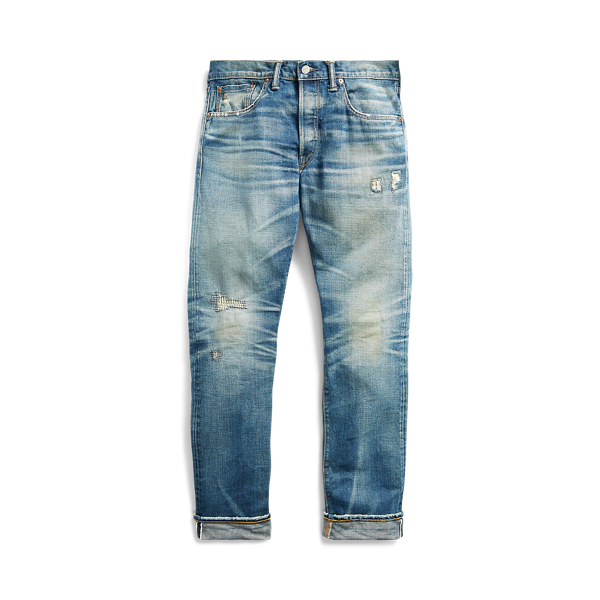 Jean slim à lisière selvedge