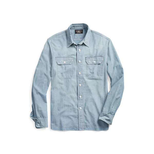 Chemise workwear chambray indigo