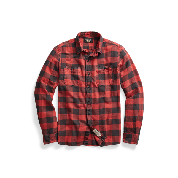 Reageer Klimatologische bergen Wortel Plaid Twill Workshirt