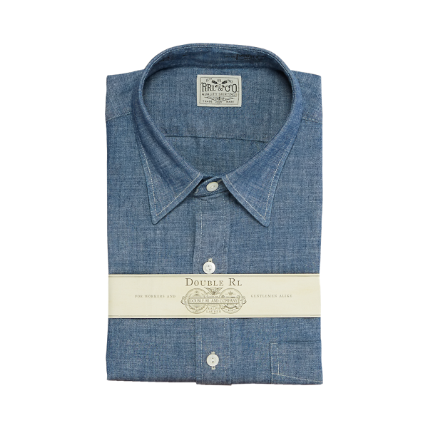 Chemise cintrée en chambray