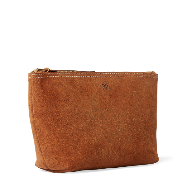 RRL Etui van ruwe suède 2