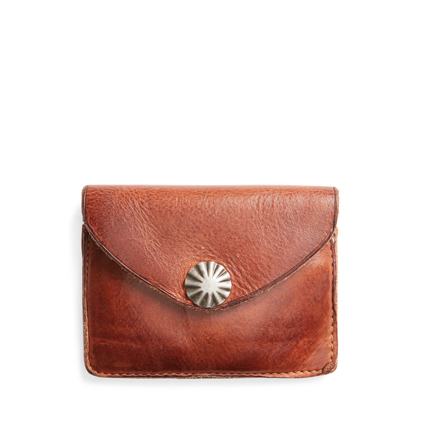 Porte-cartes en cuir foulonné