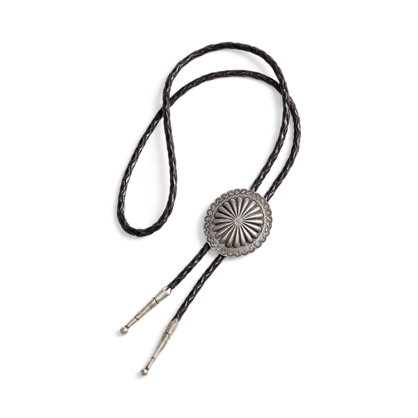 Braided Leather Bolo Tie