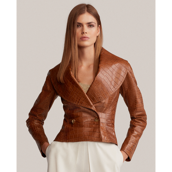 POLO RALPH LAUREN BREANNA LEATHER JACKET