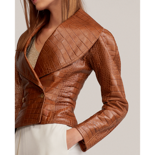 POLO RALPH LAUREN BREANNA LEATHER JACKET