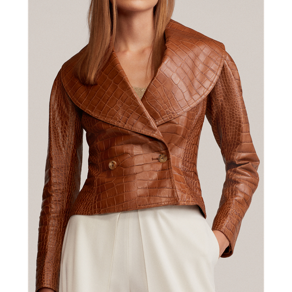 POLO RALPH LAUREN BREANNA LEATHER JACKET