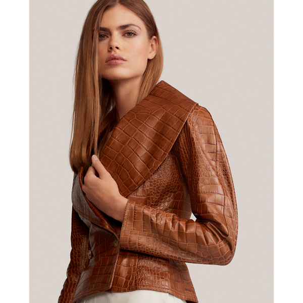 POLO RALPH LAUREN BREANNA LEATHER JACKET