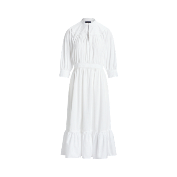 ralph lauren cotton voile midi dress