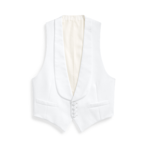 Gilet fait main en coton piqué