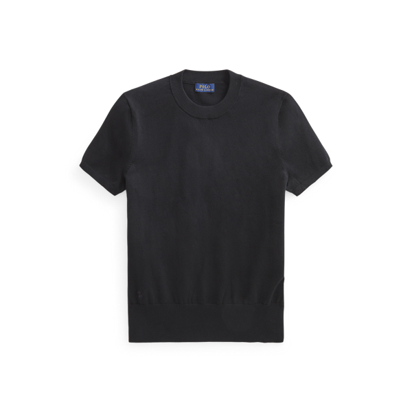 Pull en coton à manches courtes