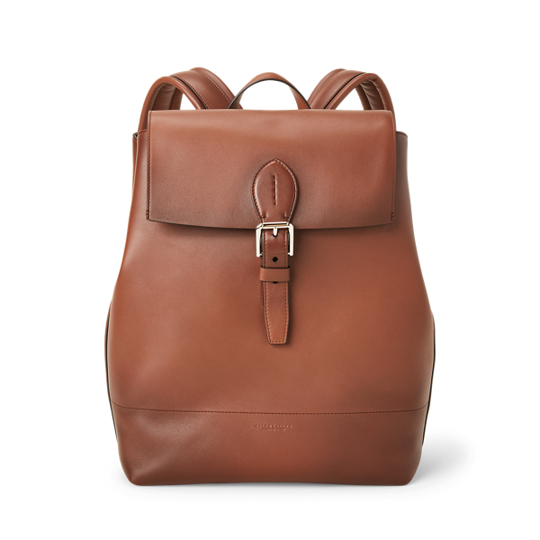 Burnished Calfskin Voyager Backpack