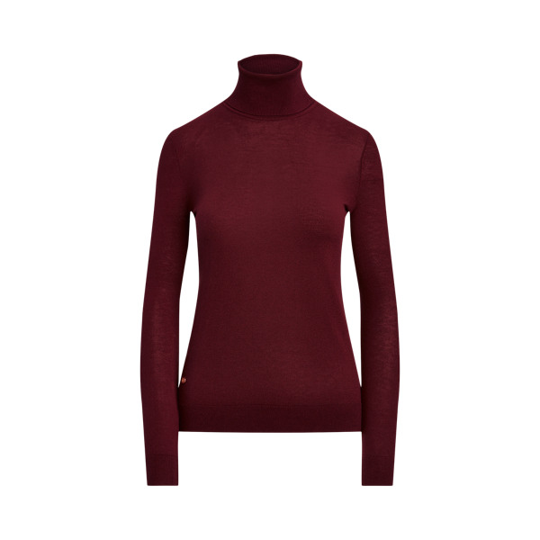 Col roulé en soie mélangée