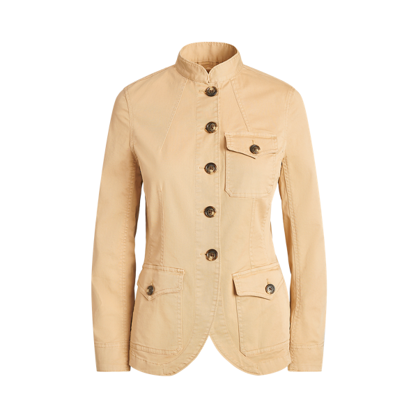Veste en coton chino stretch