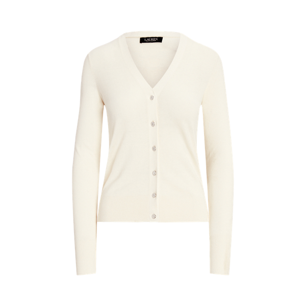 Cardigan de mistura de algodão