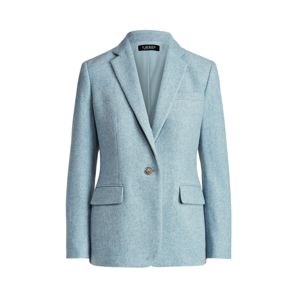 Blazer en laine mélangée