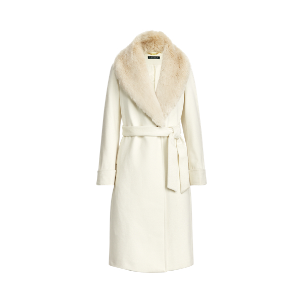 Wool-Blend Wrap Coat for Women | Ralph Lauren® BE