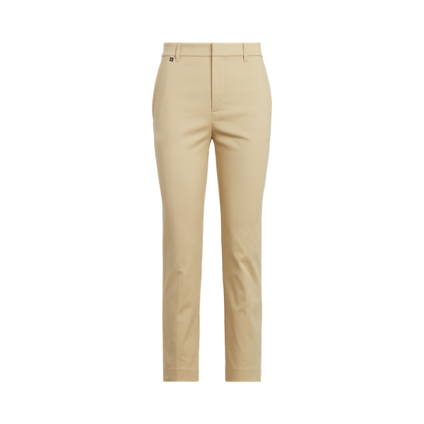 Pantalon en coton stretch double face